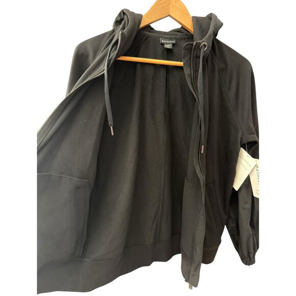 Athleta Oversized On My Way Triumph Hoodie in Black Size XXS - Picture 7 of 13